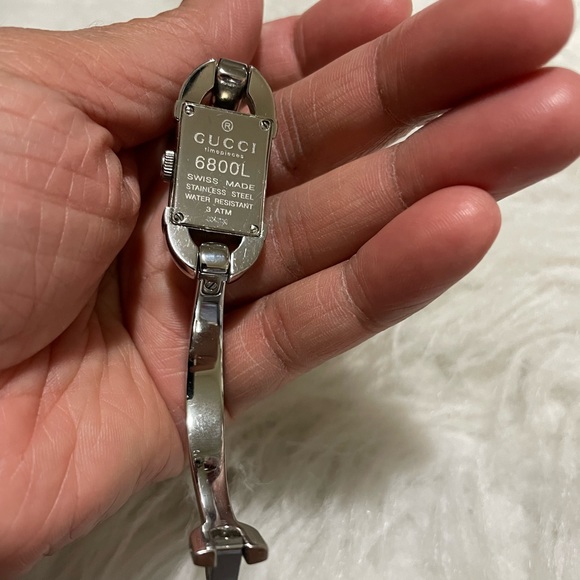 Authentic GUCCI 6800L silver watch🌸🌸🌸 - Picture 9 of 9